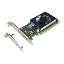 NVIDIA GeForce GT730 - Carte graphique - GF GT 730 - 2 Go GDDR5 - PCIe 2.0 x8 profil bas - DisplayPort -... (4X60M97031)_1